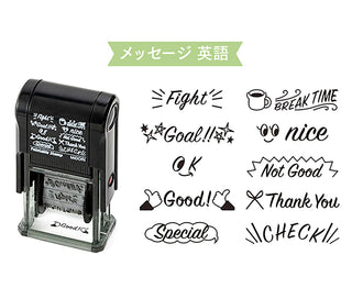 Midori Paintable Half-Size Block Stamp Today's Topics