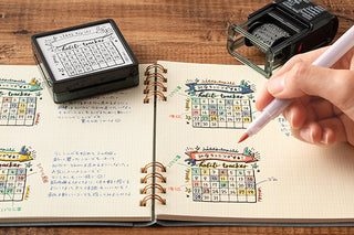 Midori Paintable Stamp - Half Size Today's Topics