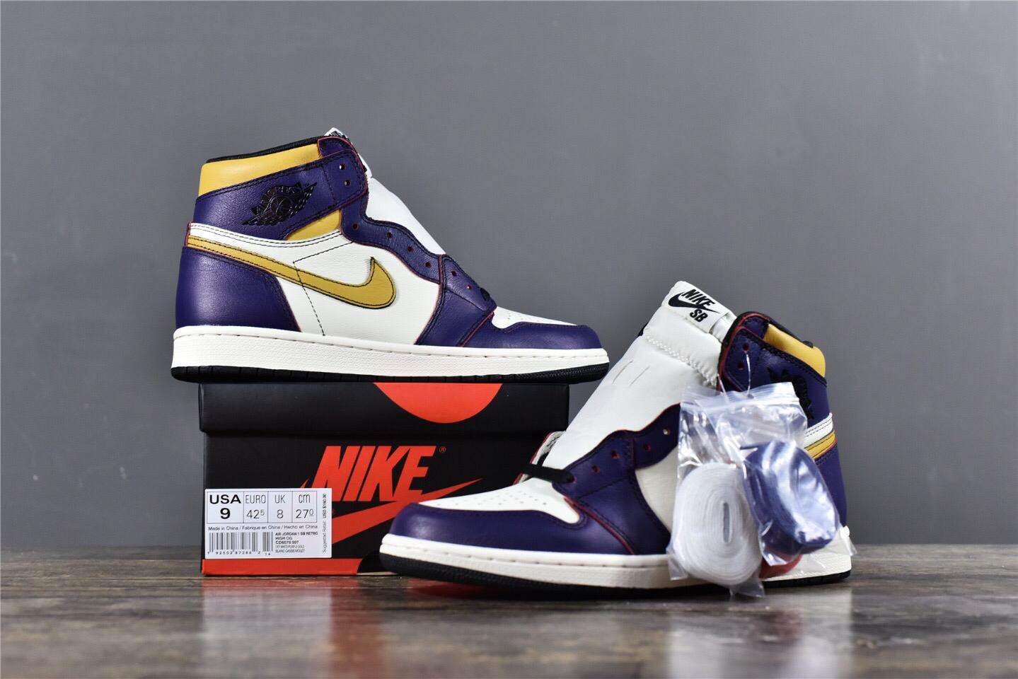 jordan 1 sb lakers canada