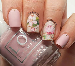 Log cosmetics pink peony nail polish 