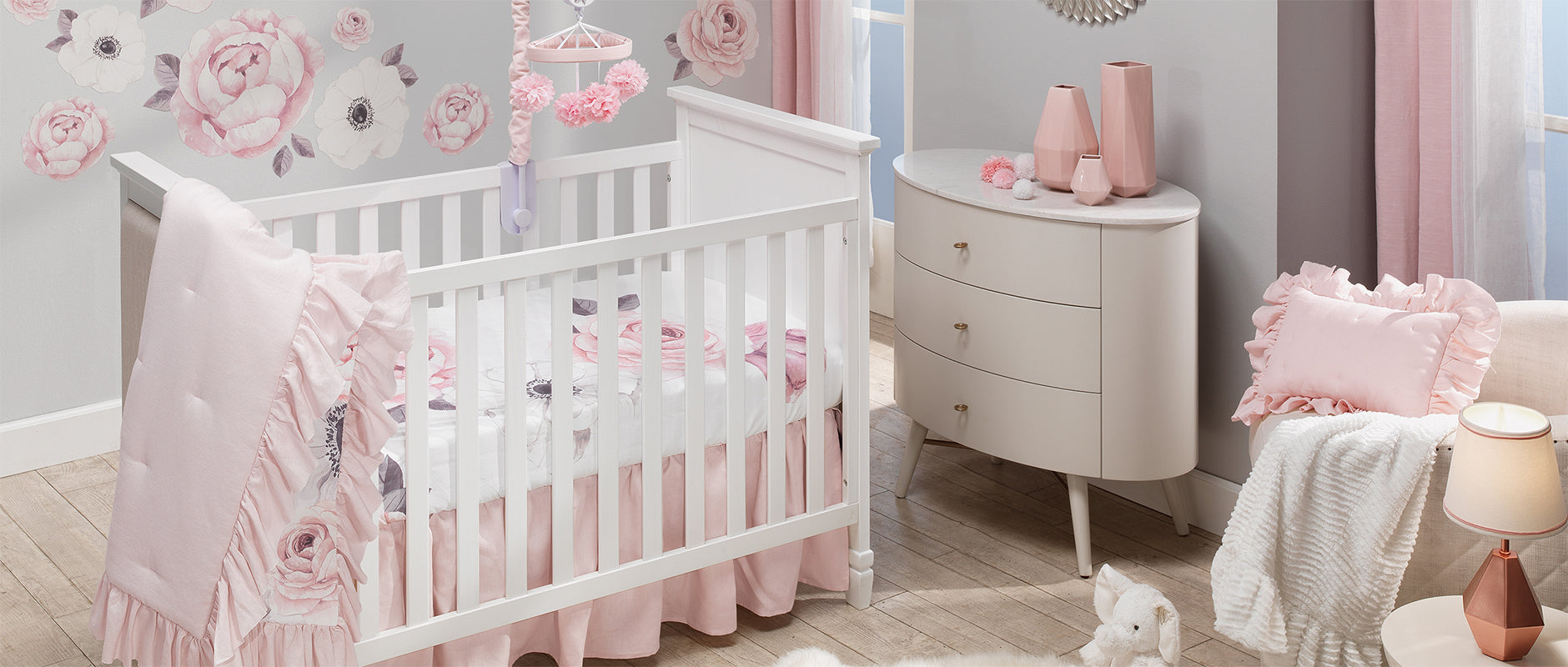 baby girl crib bedding sets canada