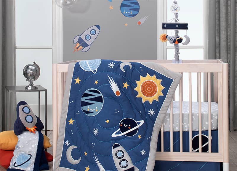 Milky Way Nursery Crib Bedding