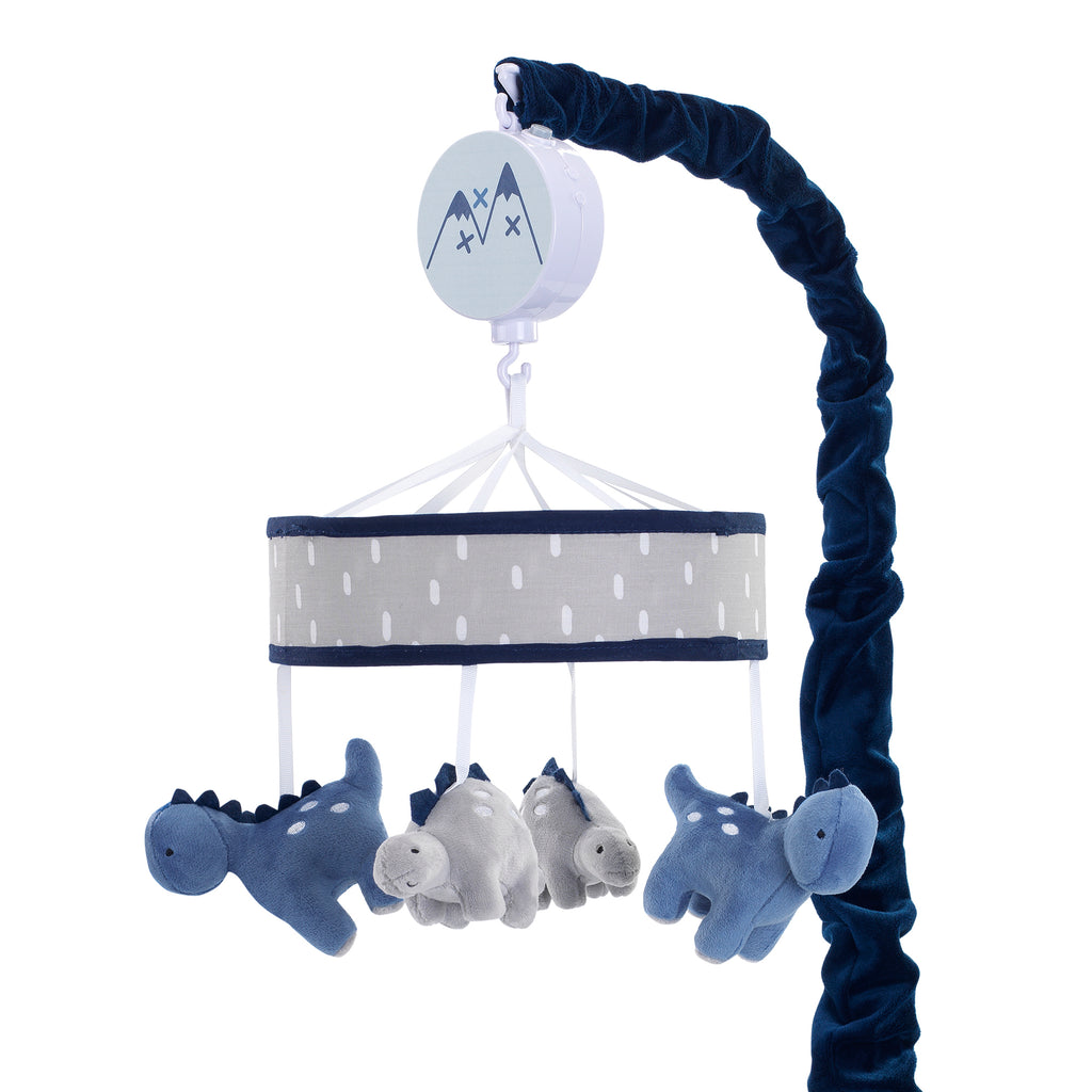 Baby Crib Toy With Arm Crib Decor Toy Musical Mobile Blue