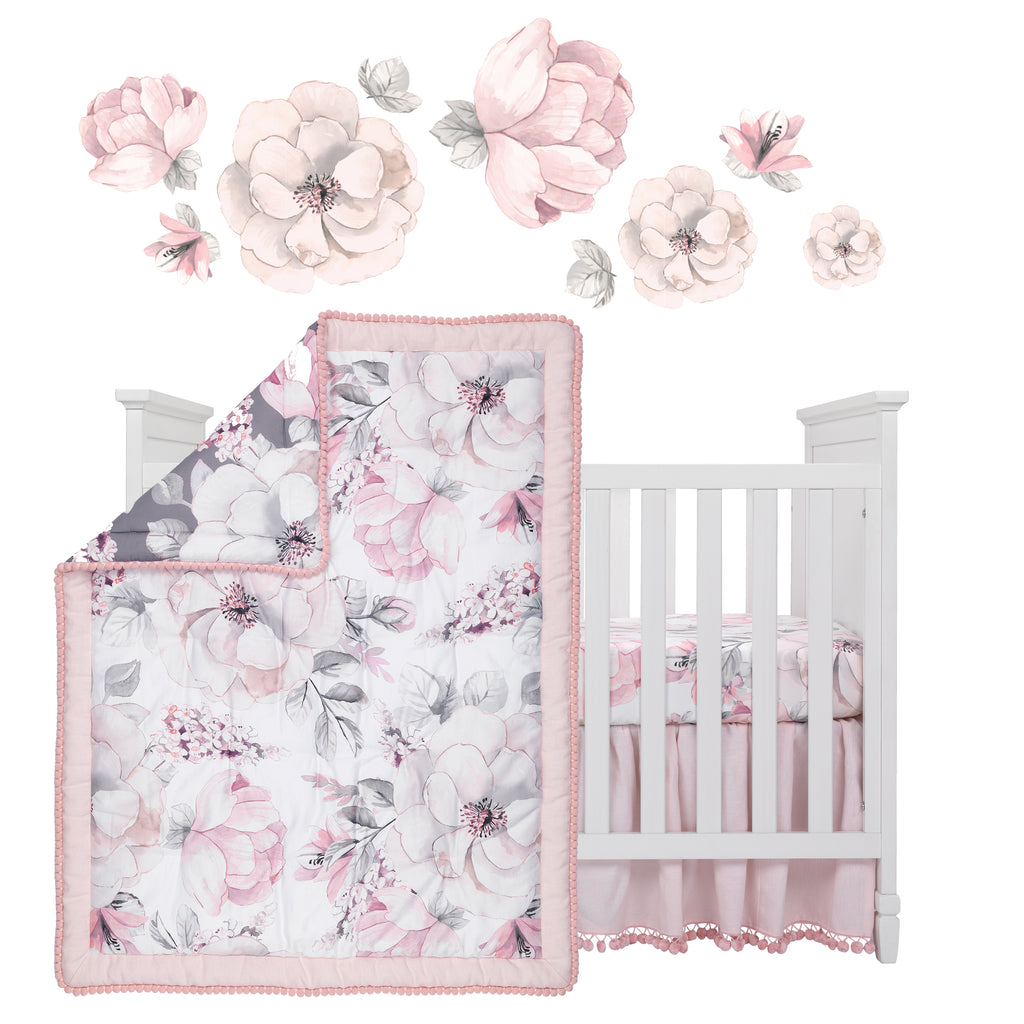 floral crib bedding for sale