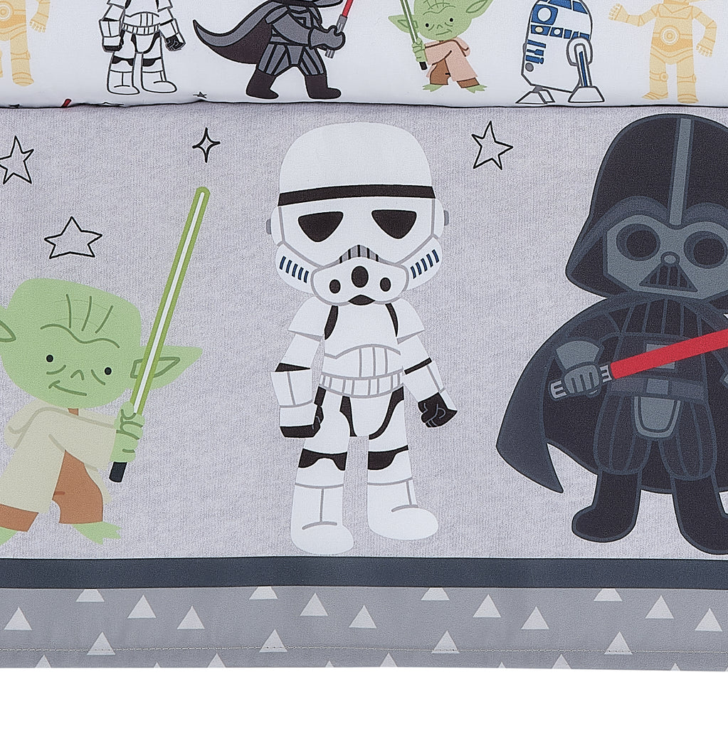 Beenmerg ventilatie psychologie Star Wars Classic 3-Piece Baby Crib Bedding Set - Yoda/Darth Vader – Lambs  & Ivy