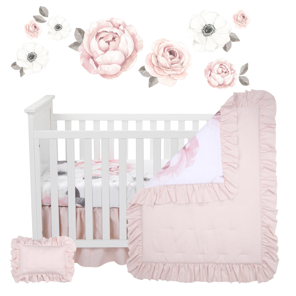 flower crib set