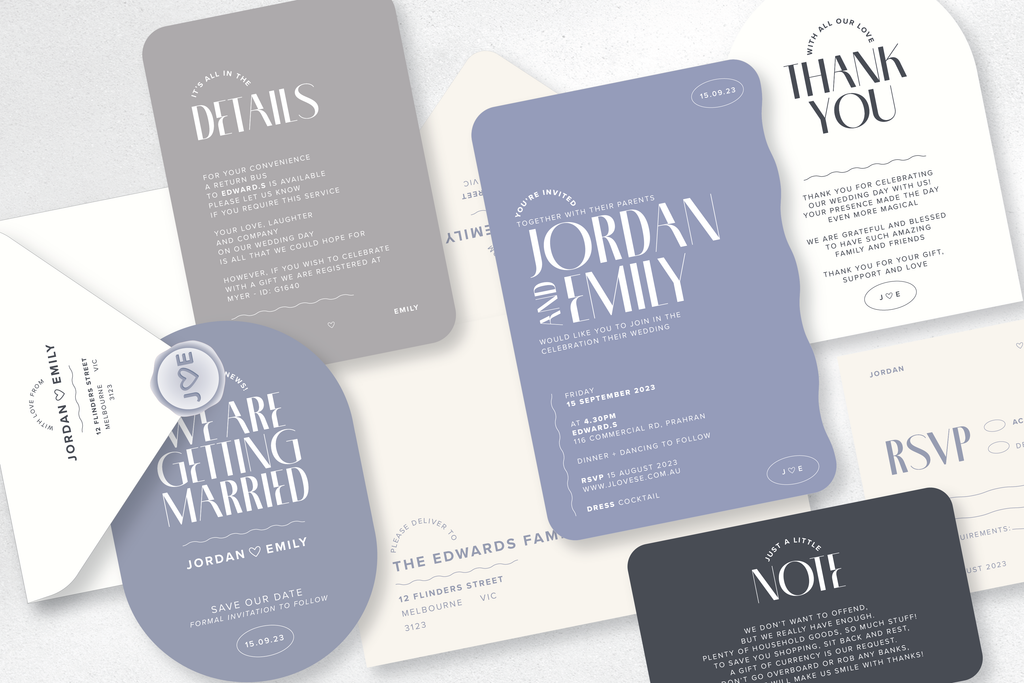 Edward Wedding Invitation Collection