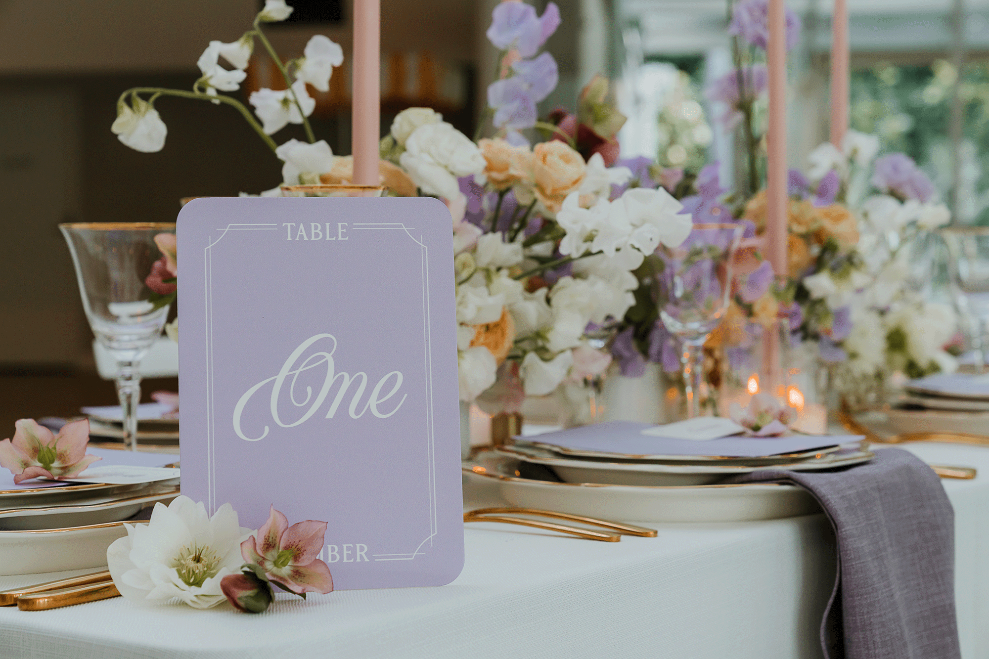 a spring soirée styled shoot