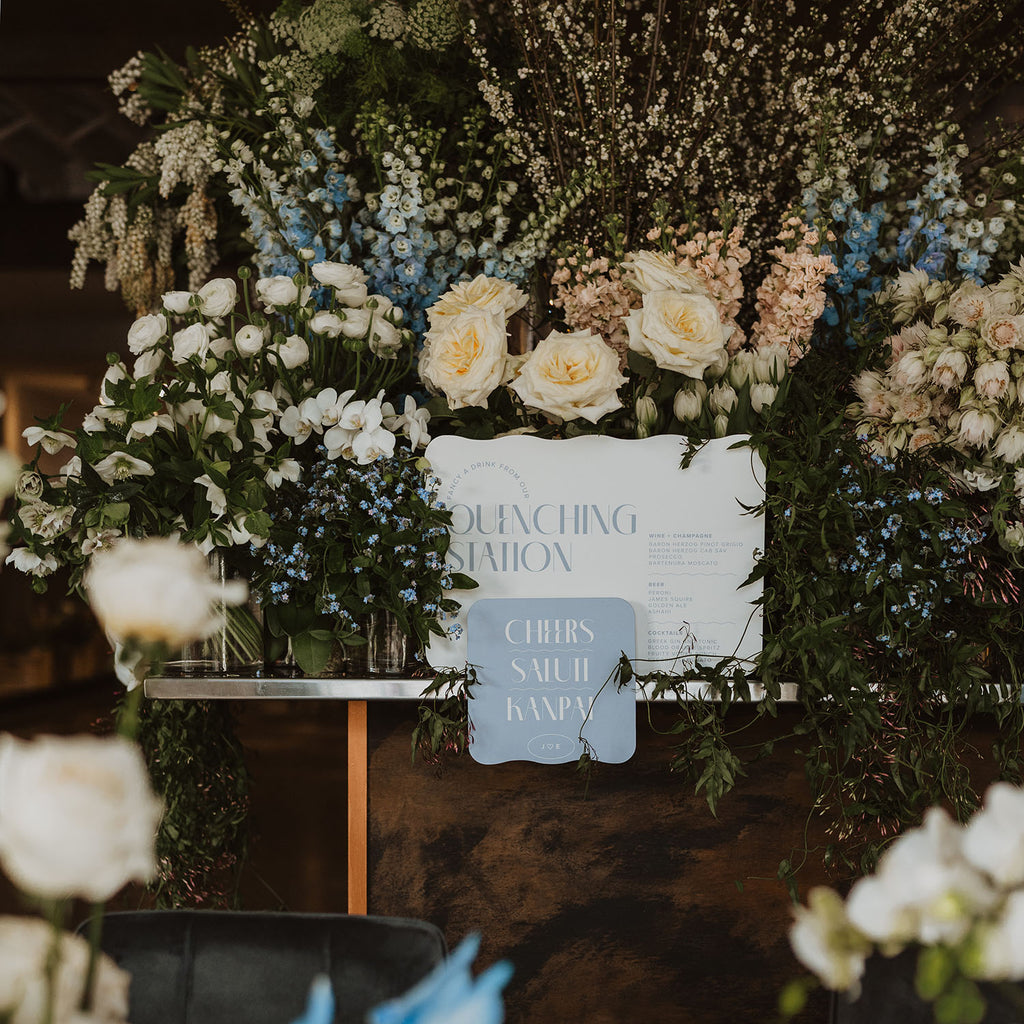 Breaking The Barrier Workshop Table Setting Wedding Styling Hanging Bar Menu