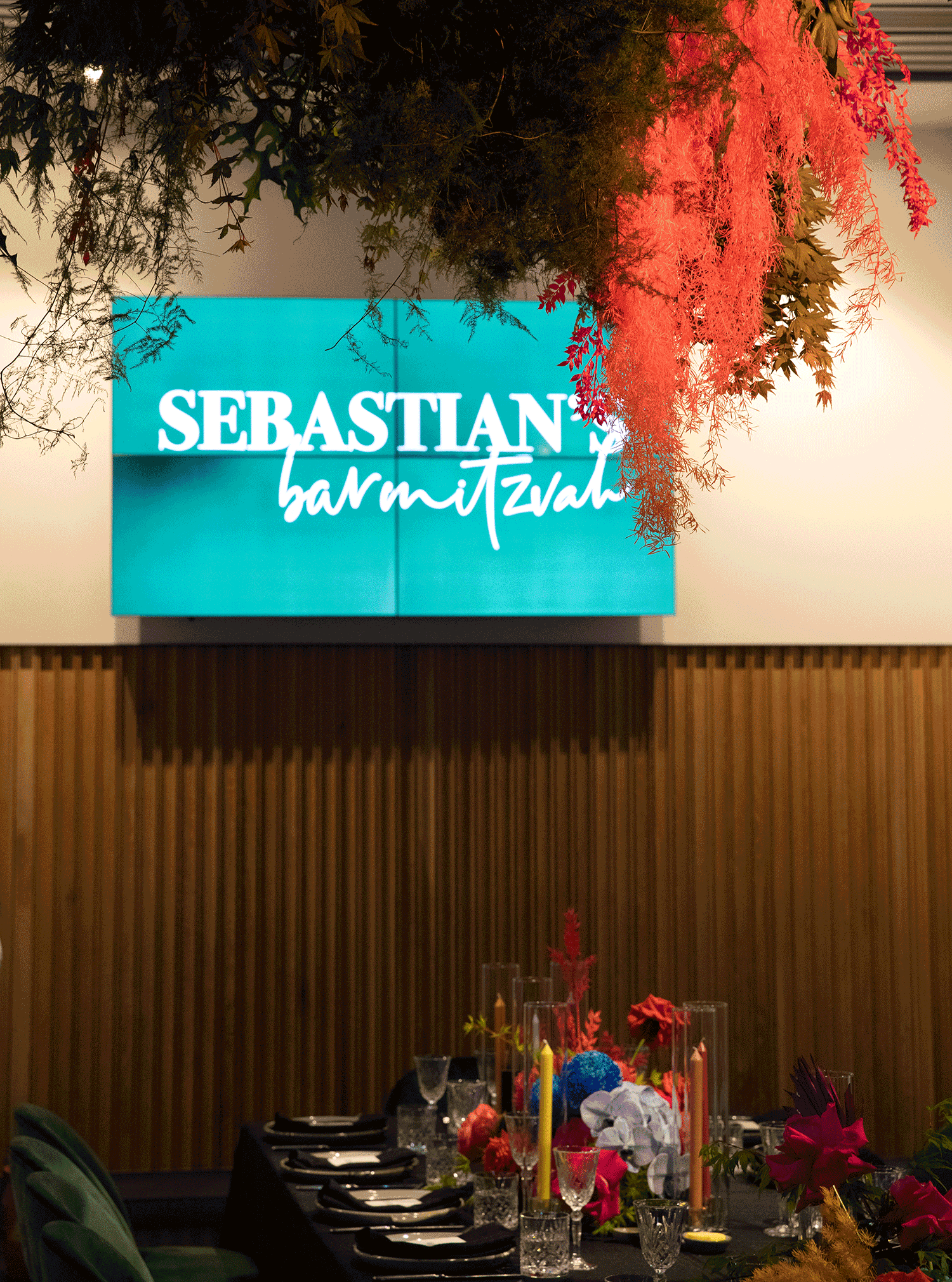 Sebastian Barmitzvah Event Styling