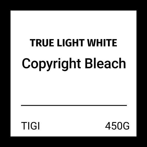 Tigi Copyright Bleach - TRUE LIGHT WHITE (450g)