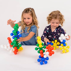 Two children playing with Connectastar