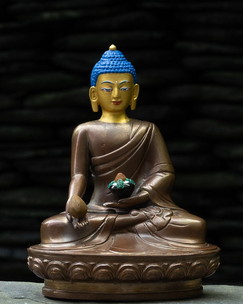Medicine Buddha 6-inch Statue – Norbulingka Institute of Tibetan Culture