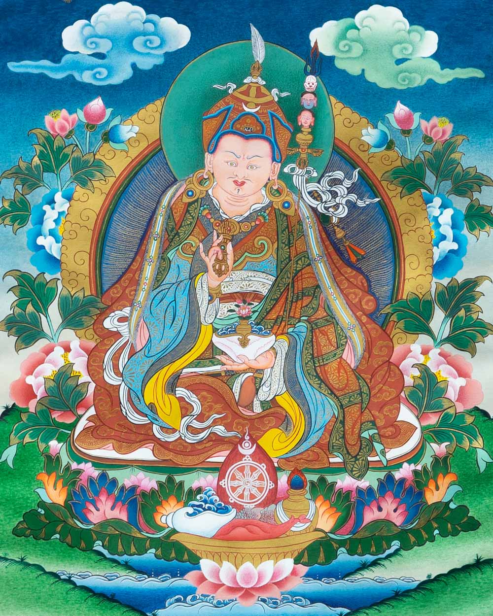 Vajrabhairava Tibetan Thangka Painting, Buddhist & Traditional Art ...