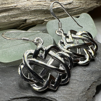Infinite Love Heart Earrings