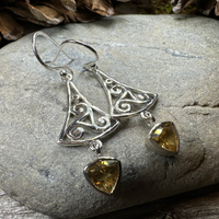 Teleri Triple Spiral Earrings