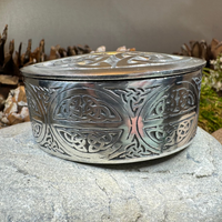 Oval Celtic Trinket Box