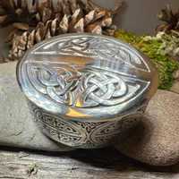 Oval Celtic Trinket Box