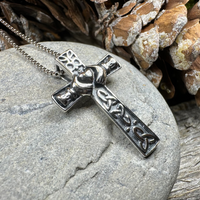 Dayle Celtic Cross Claddagh Necklace