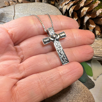 Dayle Celtic Cross Claddagh Necklace