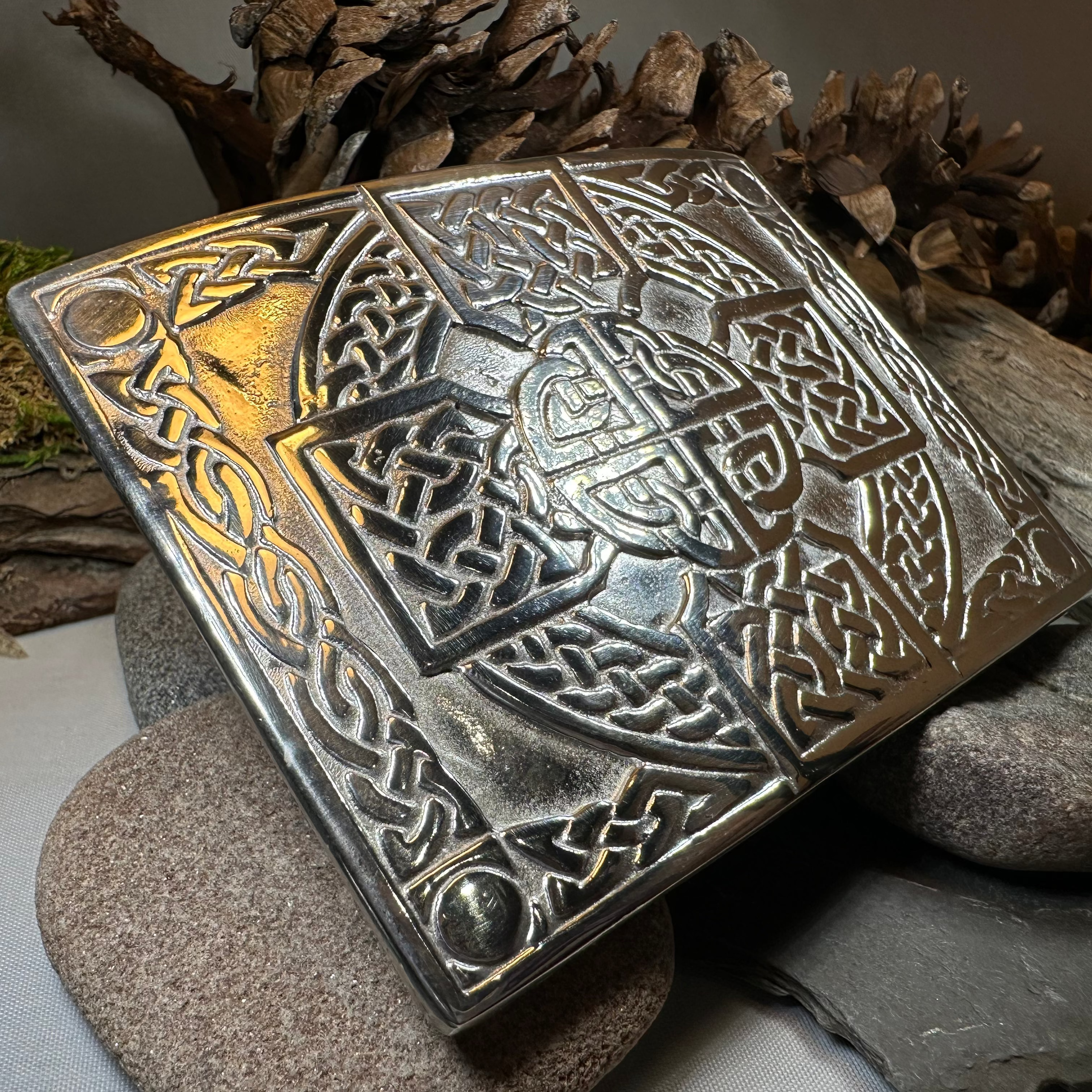 Celtic Cross Kilt Belt Buckle