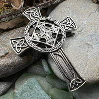 Antique Celtic Cross Brooch