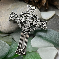 Antique Celtic Cross Brooch