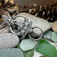 Viking Wolf Celtic Brooch