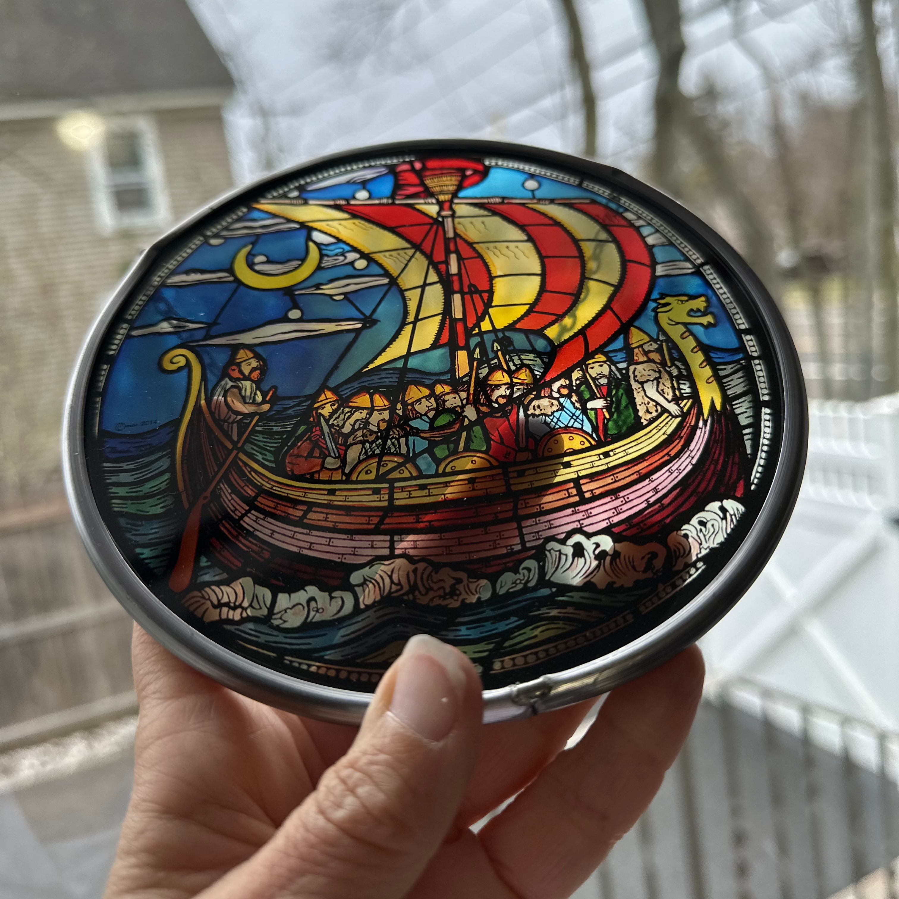 Viking Ship Suncatcher