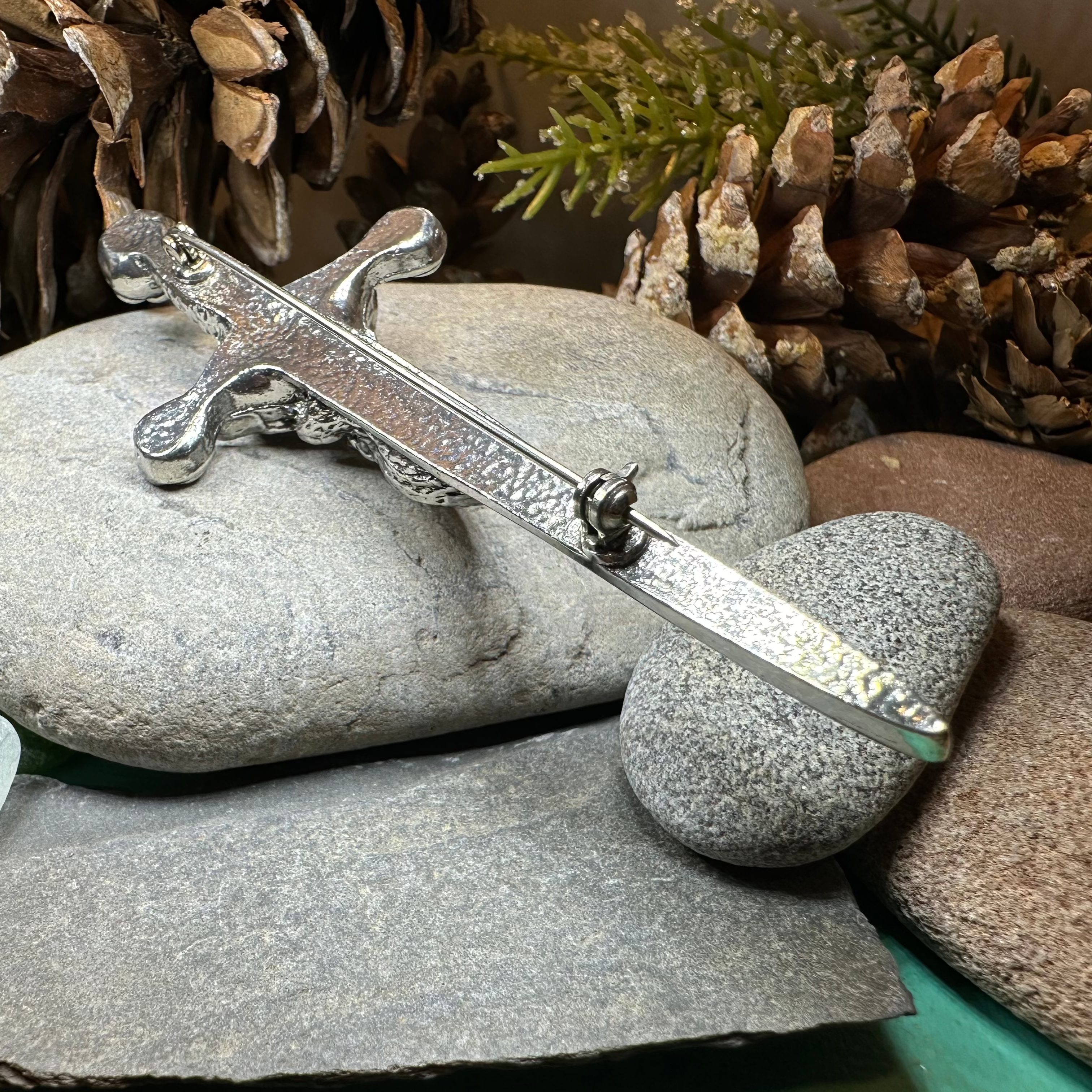 Stag Sword Kilt Pin