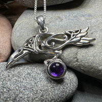 Celtic Raven Necklace