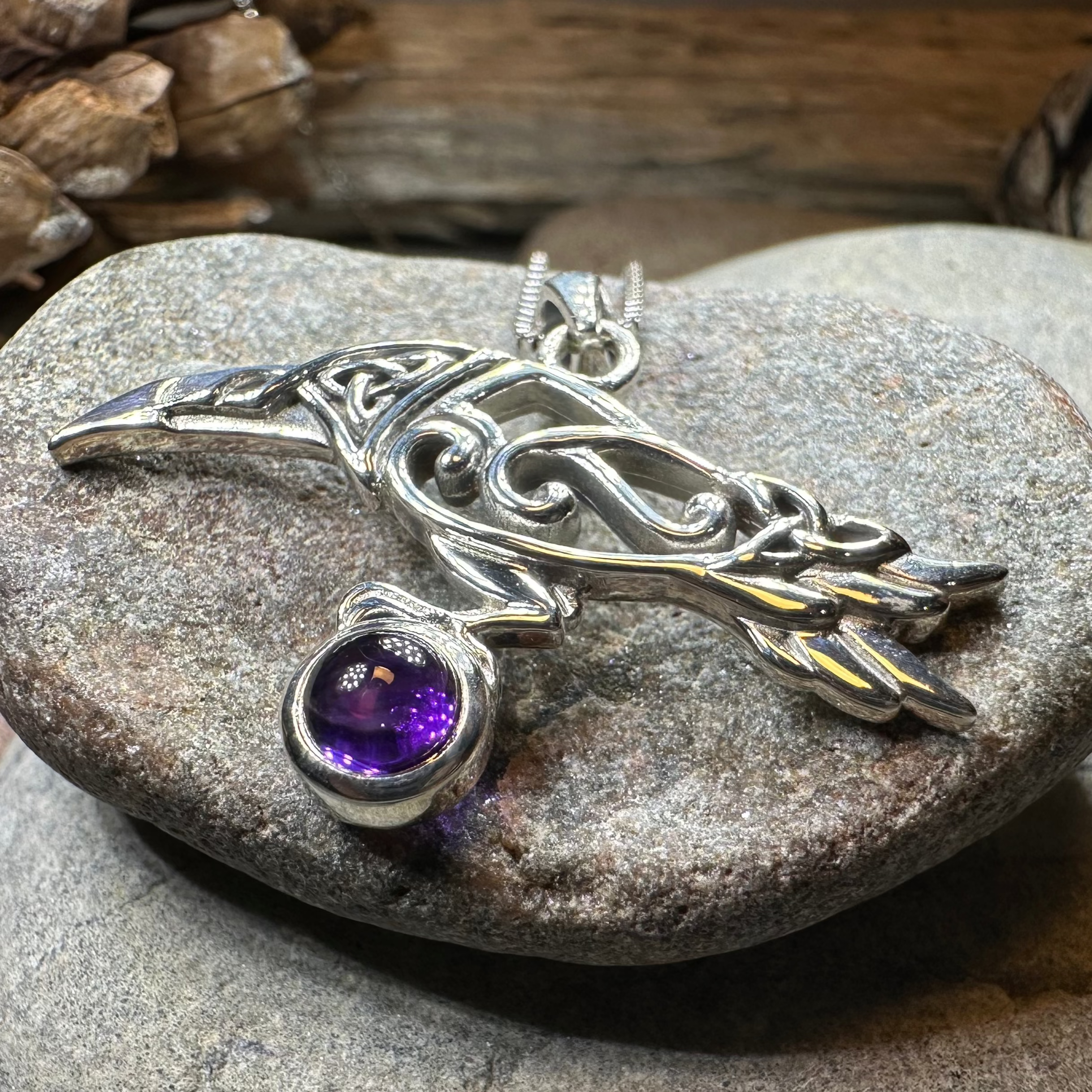 Celtic Raven Necklace