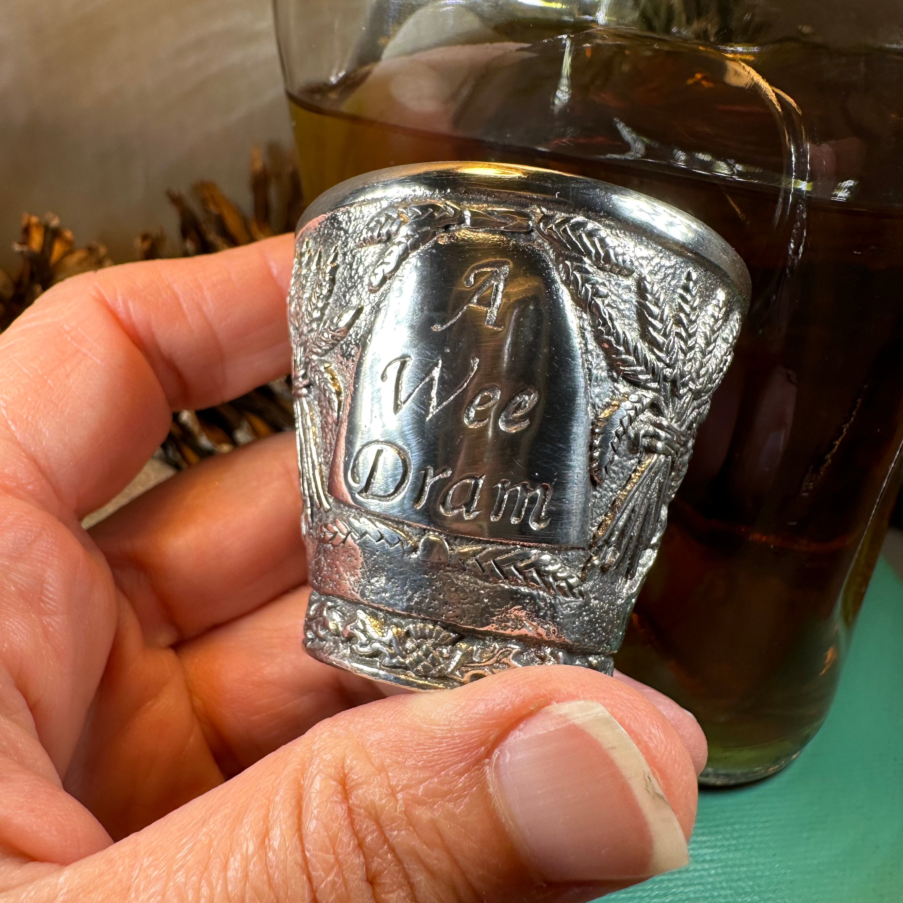 Water of Life Scotch Whisky Wee Dram Cup