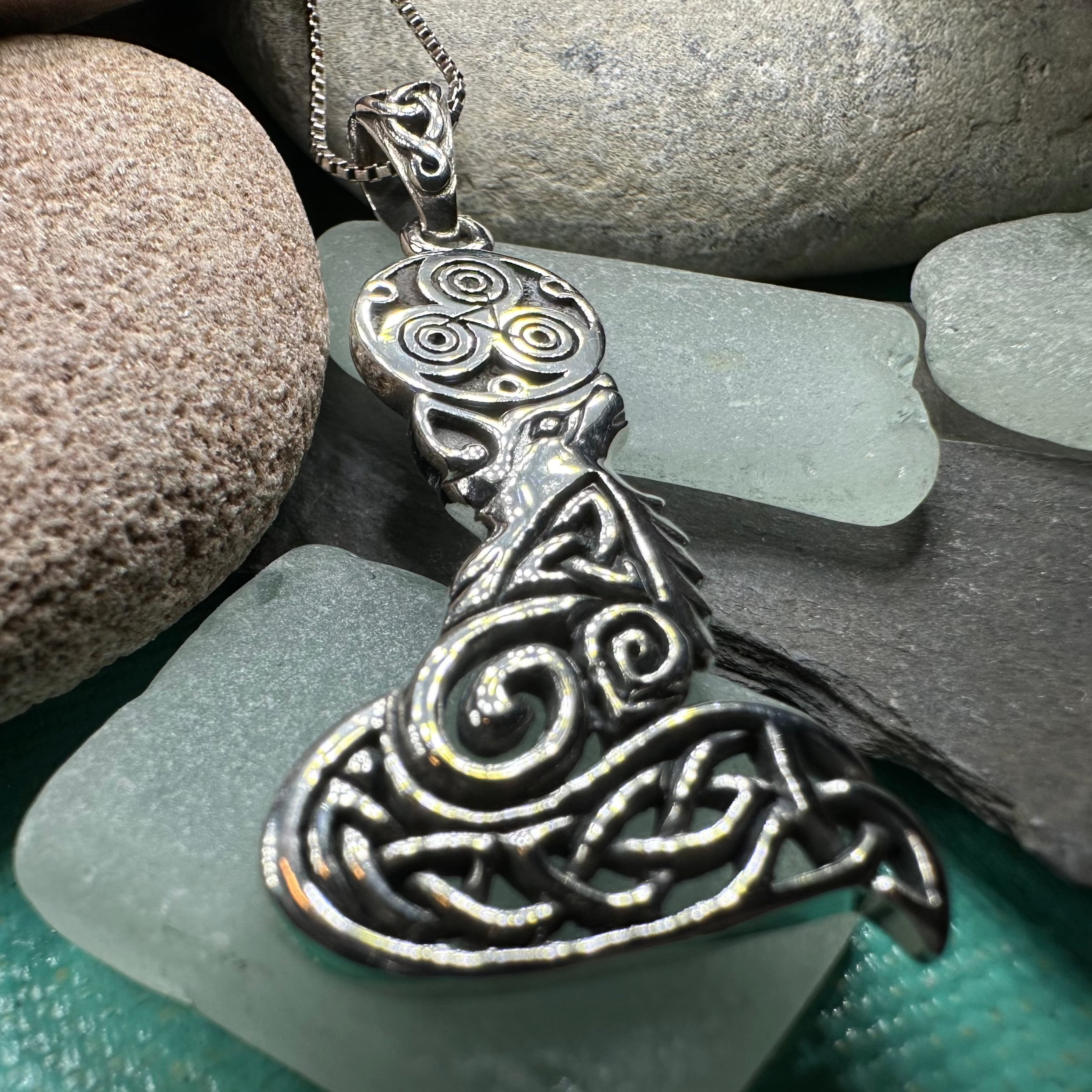 Celtic Forest Fox Necklace