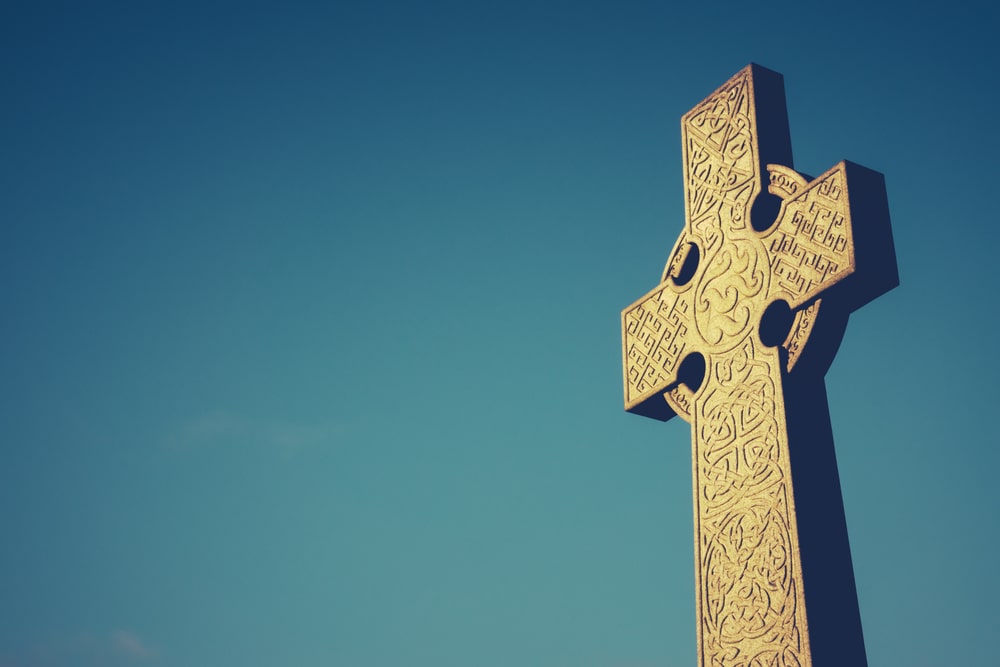 Celtic Cross Tombstone