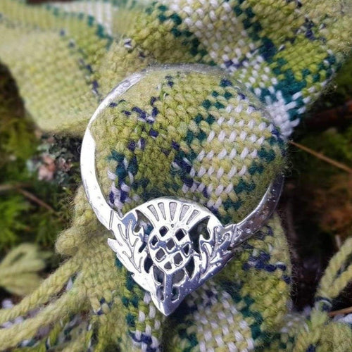 Celtic Knot Scarf Ring – Celtic Crystal Design Jewelry