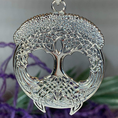Jewelry Trends Sterling Silver Celtic Tree of Life Charm Pendant on 18 |  Jewelry Trends