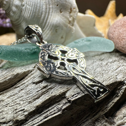 Killamery Celtic Cross Necklace – Celtic Crystal Design Jewelry