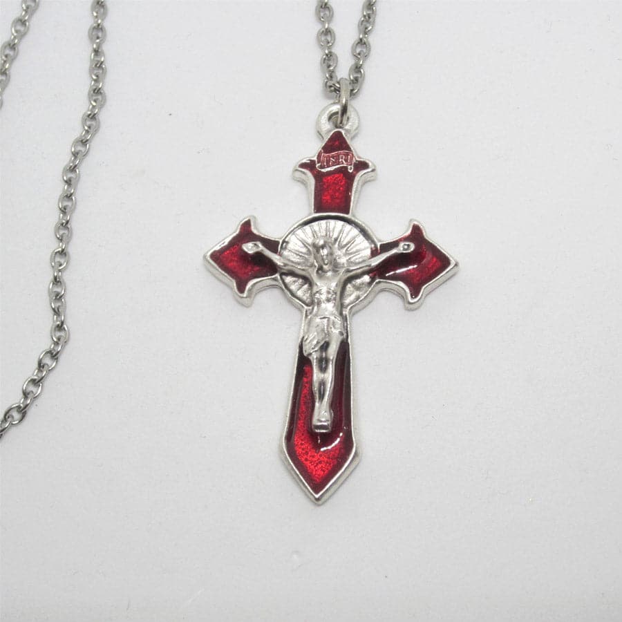 Amazon.com: Rubie's Costume Co Red Cross Necklace : Clothing, Shoes &  Jewelry