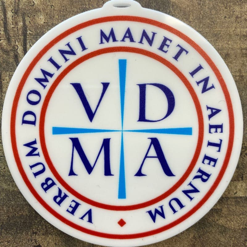 Ad Crucem VDMA Solid Wood Engraved Plaque