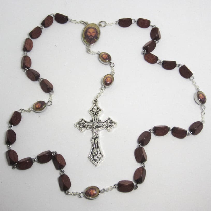 Kelly's Olive Wood Cross Necklaces (Set of 3)