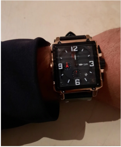 Men's fashion assortment including clothing, jackets, suits, shorts, shoes, big watches, oversized zip hoodies, and streetwear with a chronograph wrist watch13