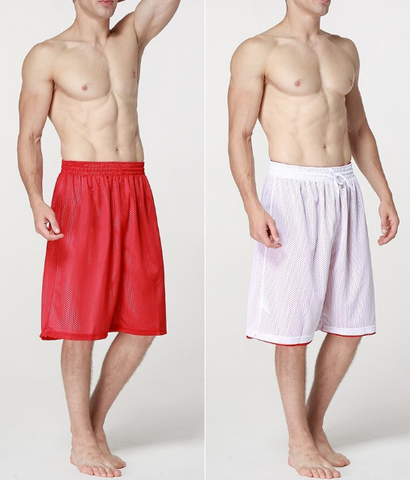 Men's Casual Reversible Basketball Shorts for Athletic Wear11