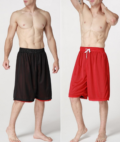 Men's Casual Reversible Basketball Shorts for Athletic Wear4