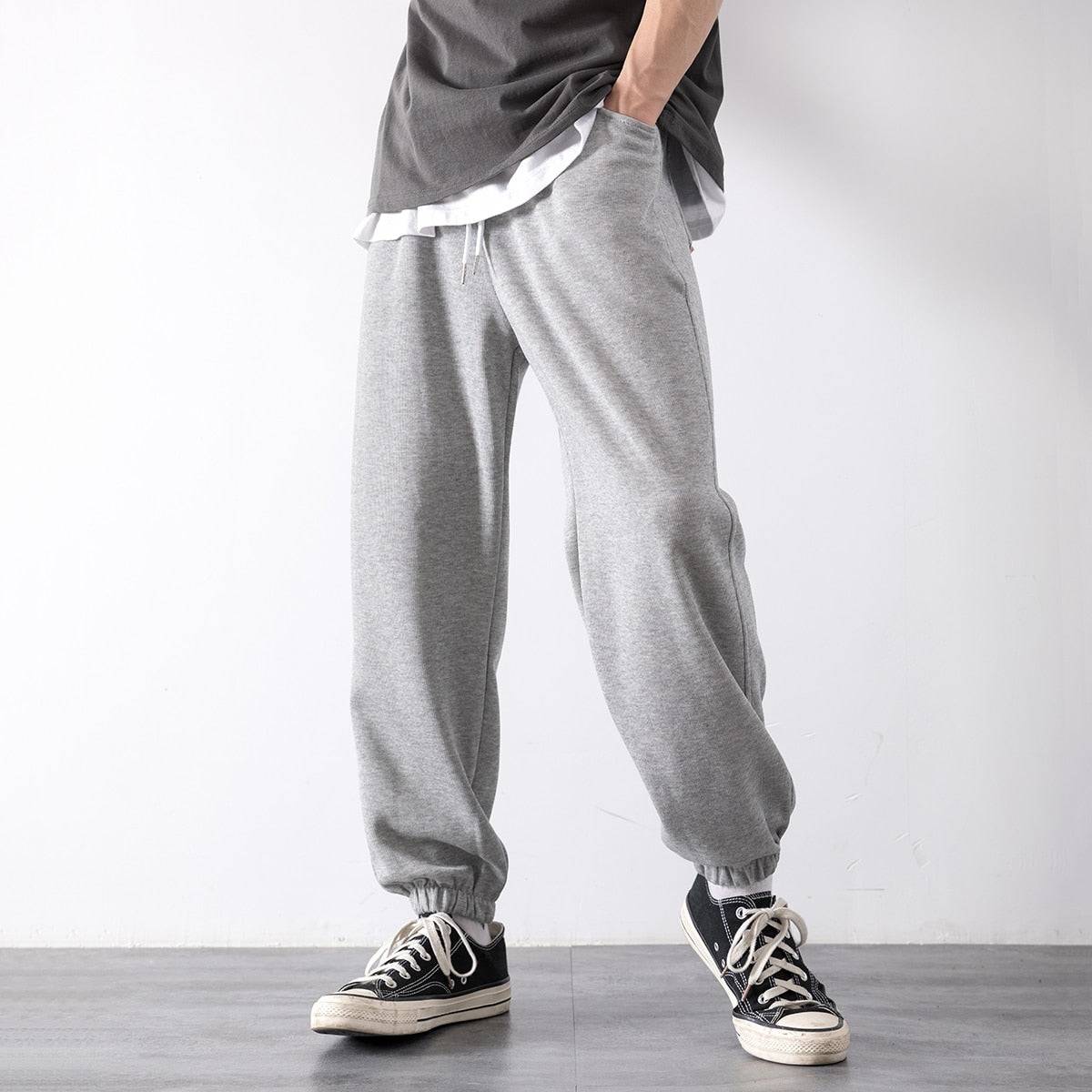 Men's fashion assortment including jackets, suits, shorts, shoes, oversized watches, and hoodies with breathable loose sweatpants for streetwear10