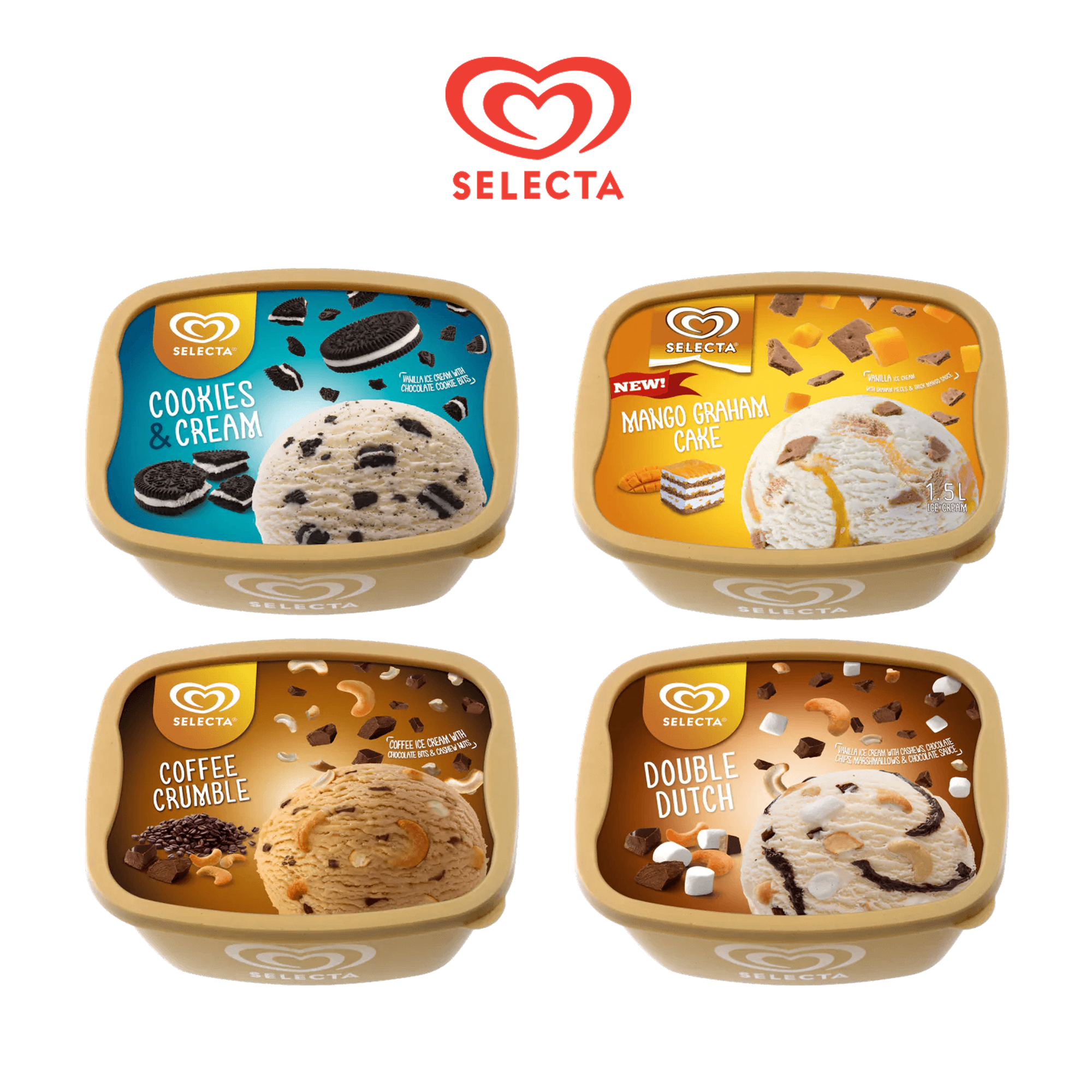 selecta ice cream flavors cake