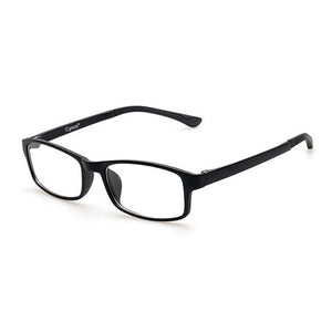 Cyxus Blue Light Blocking [Lightweight TR90] Glasses Anti Eye Strain Headache Computer Eyewear, Unisex (8007T01, Black) Block Droplets
