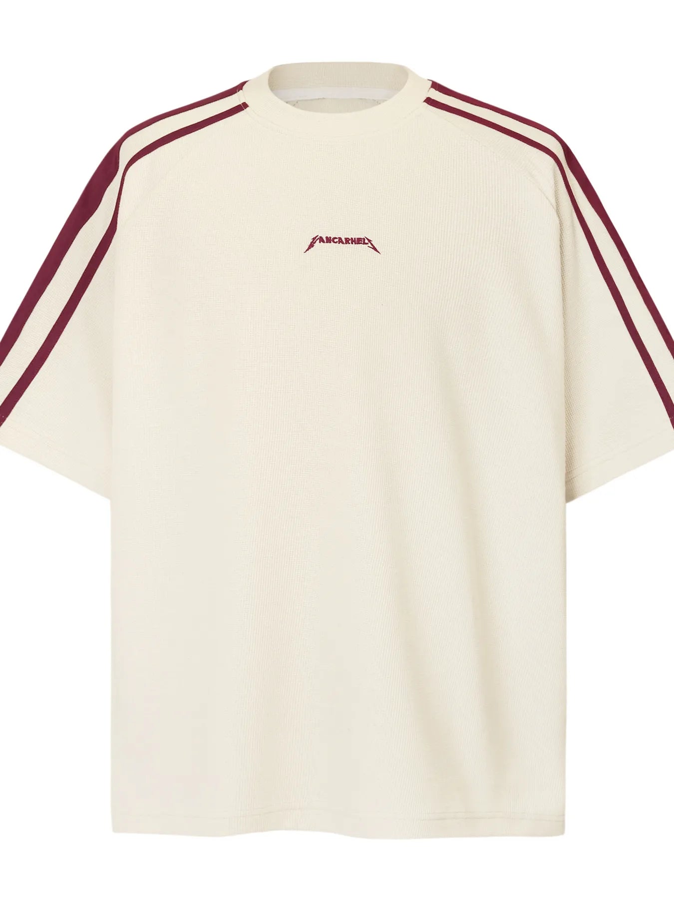 Men's Striped Round Neck Contrast T-Shirt