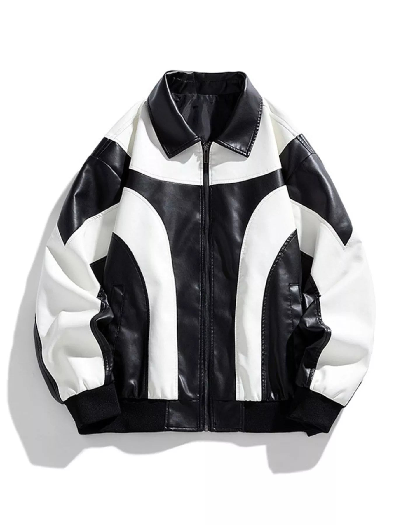 Men's Retro Style Faux Leather Jacket