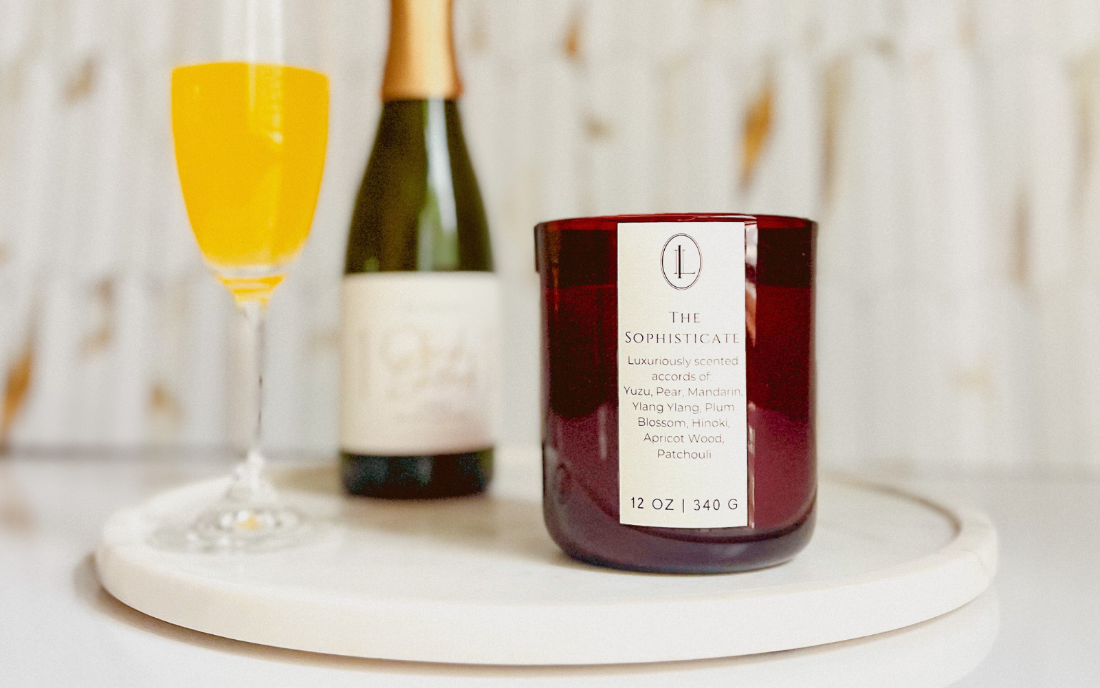 The Sophisticate Wood Wick Candle